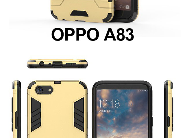 OPPO A83 Iron Armor Plastic Case