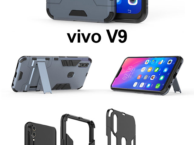 vivo V9 Iron Armor Plastic Case