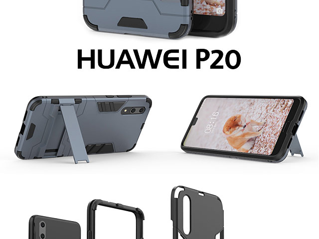 Huawei P20 Iron Armor Plastic Case