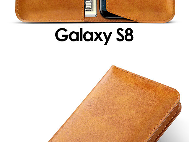 Samsung Galaxy S8 Leather Sleeve Wallet