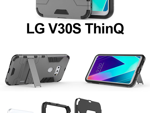 LG V30S ThinQ Iron Armor Plastic Case