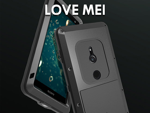 schommel zakdoek Intrekking LOVE MEI Sony Xperia XZ2 Compact Powerful Bumper Case