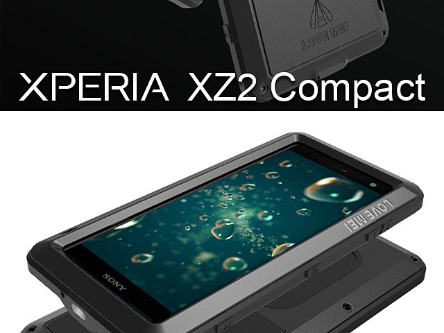 zak vuilnis vieren LOVE MEI Sony Xperia XZ2 Compact Powerful Bumper Case