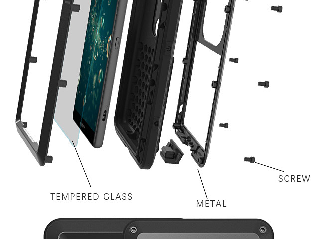 LOVE MEI Sony Xperia XZ2 Compact Powerful Bumper Case