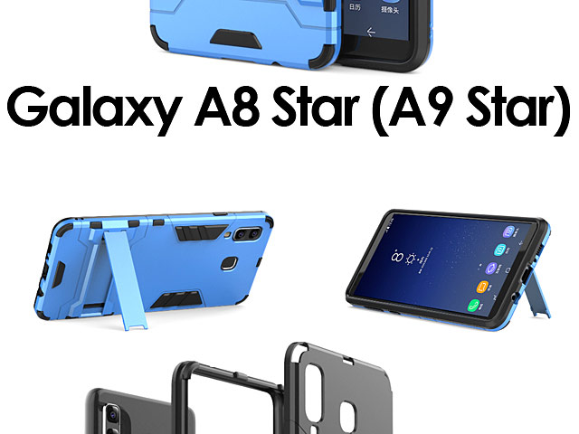 Samsung Galaxy A8 Star (A9 Star) Iron Armor Plastic Case