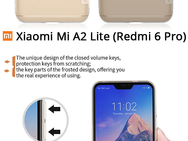 NILLKIN Nature TPU Case for Xiaomi Mi A2 Lite (Redmi 6 Pro)