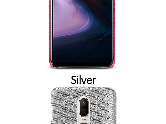 OnePlus 6 Glitter Plastic Hard Case