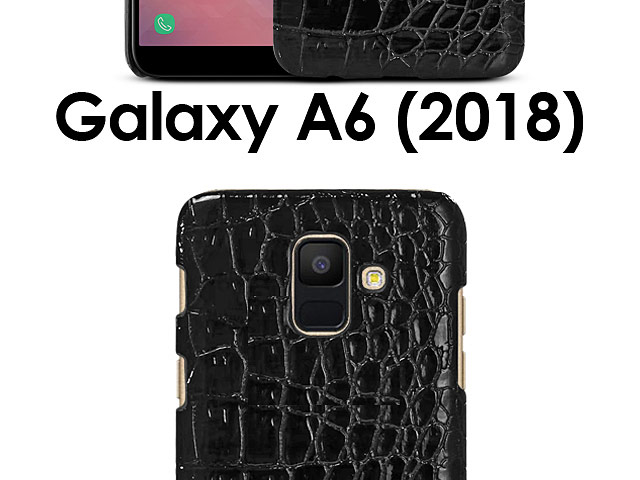 Samsung Galaxy A6 (2018) Crocodile Leather Back Case