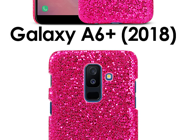 Samsung Galaxy A6+ (2018) Glitter Plastic Hard Case