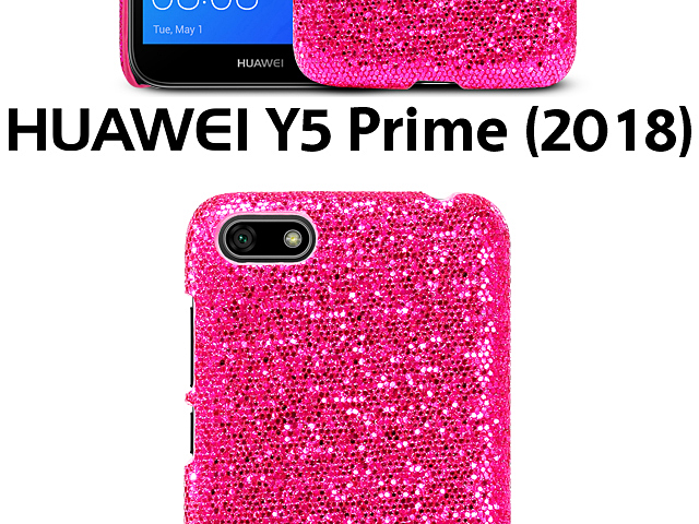 Huawei Y5 Prime (2018) Glitter Plastic Hard Case