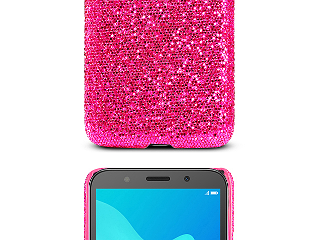 Huawei Y5 Prime (2018) Glitter Plastic Hard Case