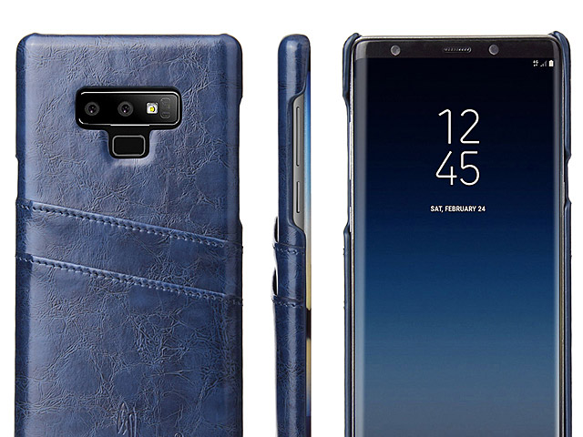 Samsung Galaxy Note9 Oil Wax Pattern PU Leather Case with Card Holder