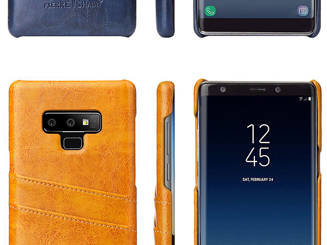Samsung Galaxy Note9 Oil Wax Pattern PU Leather Case with Card Holder