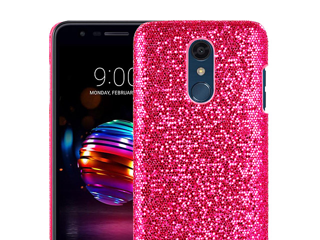 LG K10 (2018) Glitter Plastic Hard Case