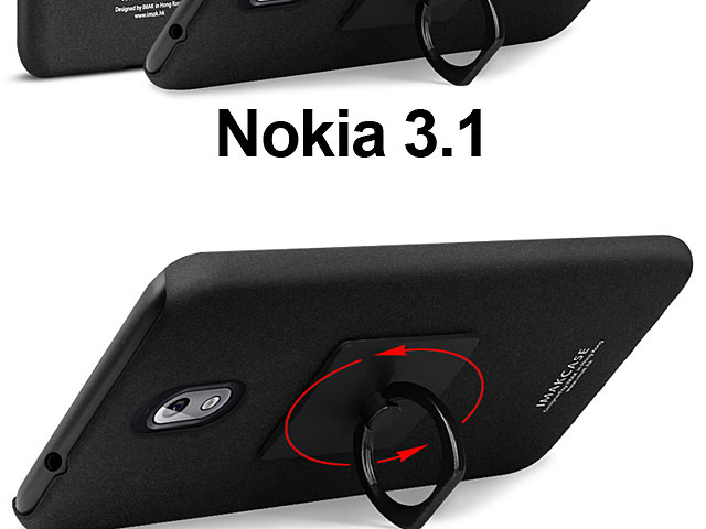 Imak Marble Pattern Back Case for Nokia 3.1