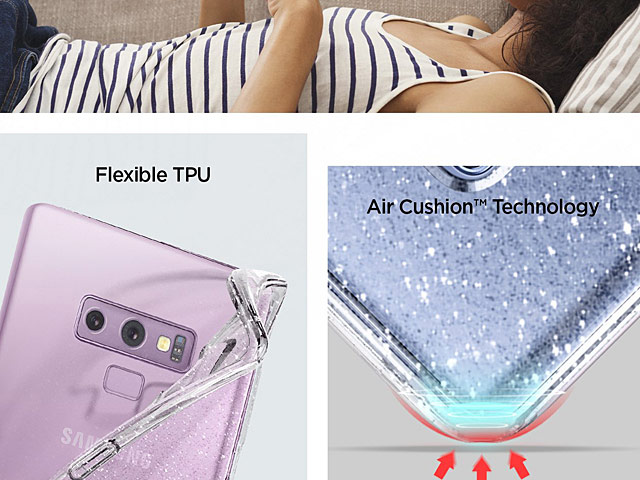 Spigen Liquid Crystal Glitter Soft Case for Samsung Galaxy Note9