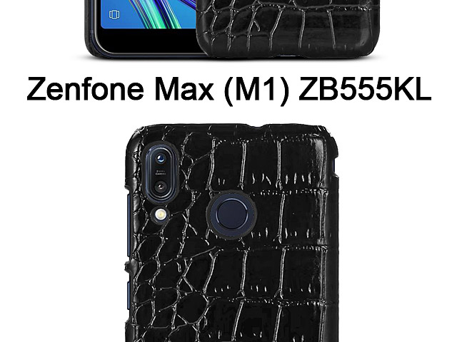 Asus Zenfone Max (M1) ZB555KL Crocodile Leather Back Case