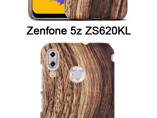 Asus Zenfone 5z ZS620KL Woody Patterned Back Case