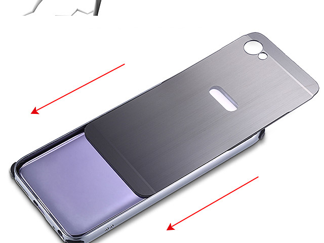HTC Desire 12 Metallic Bumper Back Case