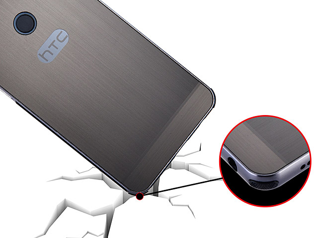 HTC Desire 12+ Metallic Bumper Back Case