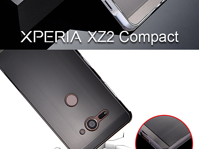 Sony Xperia XZ2 Compact Metallic Bumper Back Case