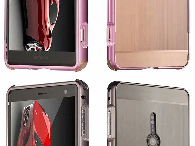 Sony Xperia XZ2 Metallic Bumper Back Case