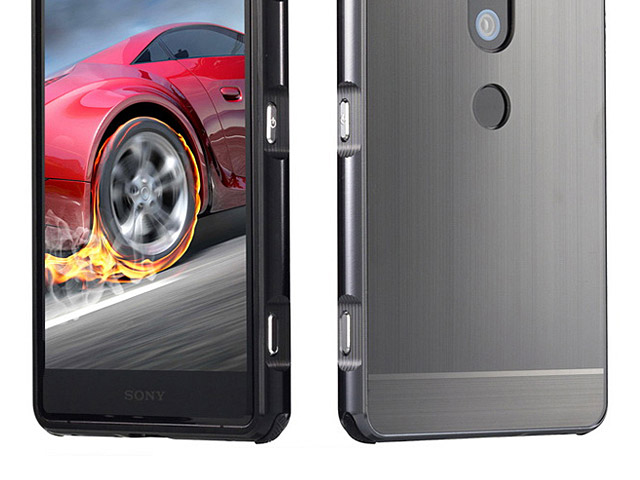 Sony Xperia XZ2 Premium Metallic Bumper Back Case
