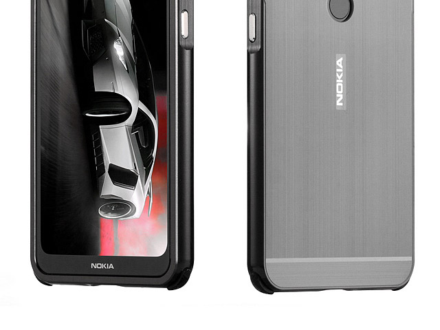 Nokia 5.1 Plus (Nokia X5) Metallic Bumper Back Case