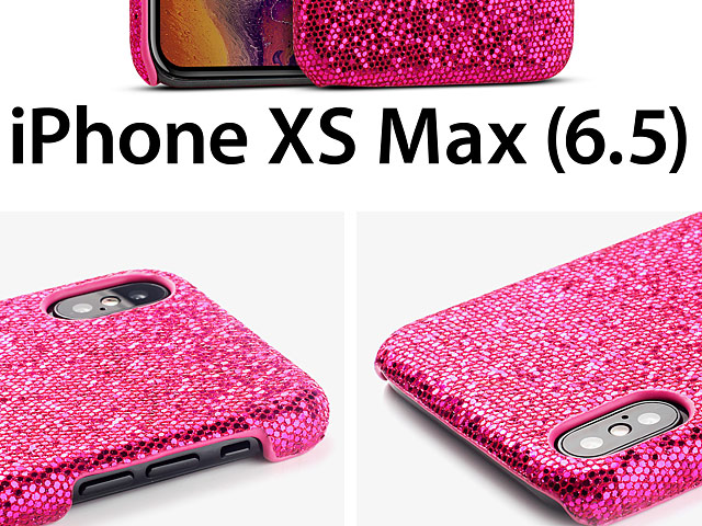 iPhone XS Max (6.5) Glitter Plastic Hard Case