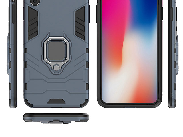 iPhone XS Max (6.5) Leopard Armor Plastic Case