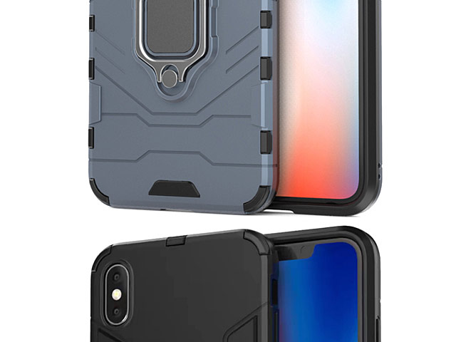 iPhone XS Max (6.5) Leopard Armor Plastic Case