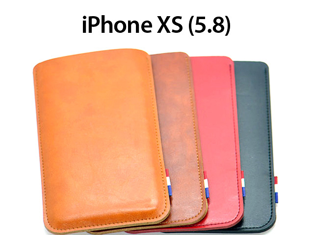 iPhone XS (5.8) Leather Sleeve
