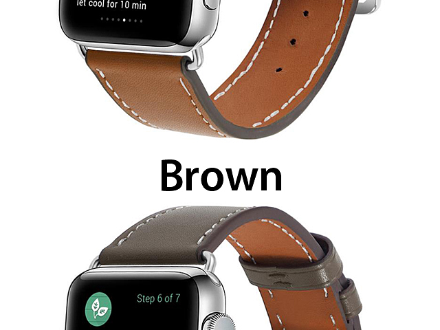 Apple Watch 4 / 5 Leather Watch Band
