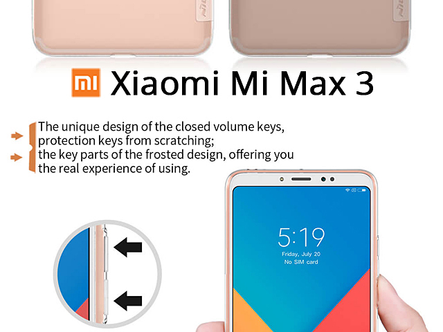 NILLKIN Nature TPU Case for Xiaomi Mi Max 3