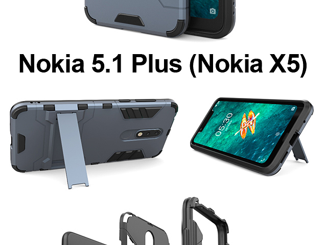 Nokia 5.1 Plus (Nokia X5) Iron Armor Plastic Case
