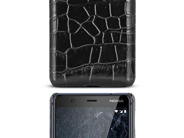 Nokia 5.1 Crocodile Leather Back Case