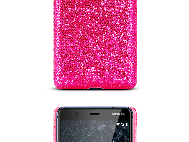 Nokia 5.1 Glitter Plastic Hard Case