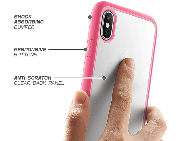 Supcase Unicorn Beetle Style Slim Clear Case for iPhone XS Max (6.5)