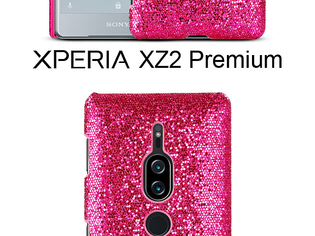 Sony Xperia XZ2 Premium Glitter Plastic Hard Case