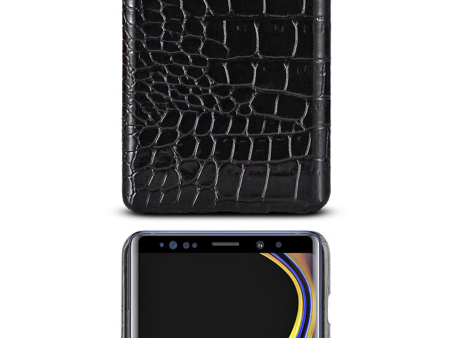 Samsung Galaxy Note9 Crocodile Leather Back Case