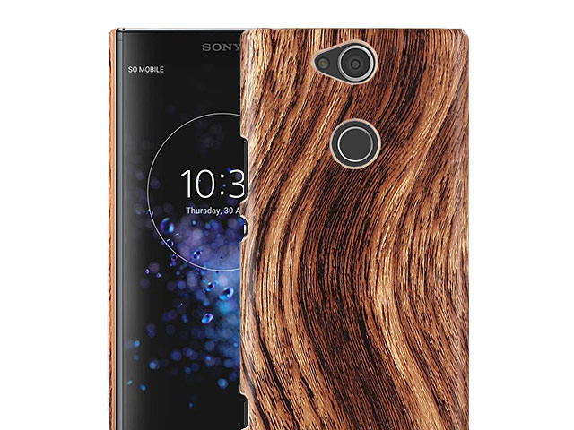 Sony Xperia XA2 Plus Woody Patterned Back Case