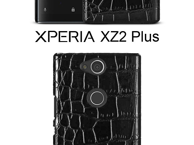 Sony Xperia XA2 Plus Crocodile Leather Back Case