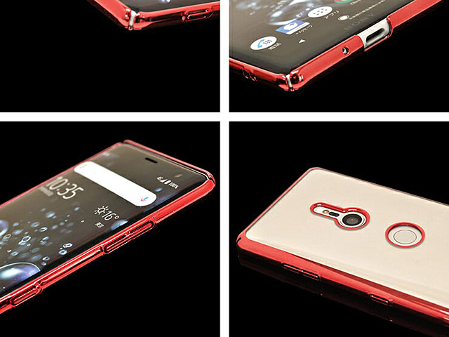 Rasta Banana Hard Tritan Metallic Frame Case for Sony Xperia XZ3