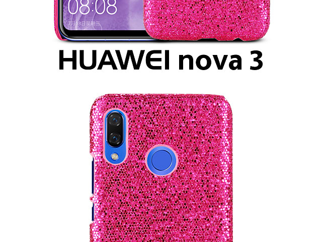 Huawei nova 3 Glitter Plastic Hard Case