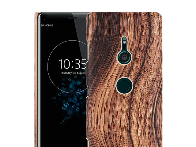 Sony Xperia XZ3 Woody Patterned Back Case