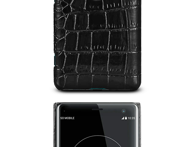 Sony Xperia XZ3 Crocodile Leather Back Case