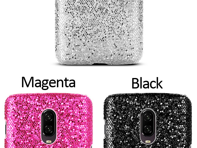 OnePlus 6T Glitter Plastic Hard Case