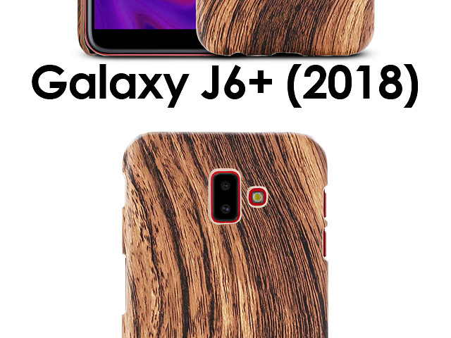 Samsung Galaxy J6+ (2018) Woody Patterned Back Case