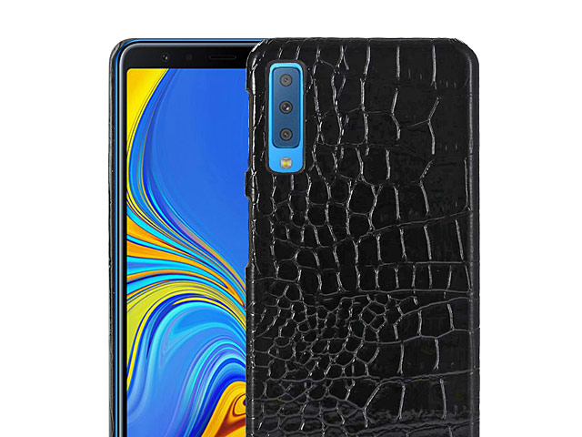 Samsung Galaxy A7 (2018) Crocodile Leather Back Case
