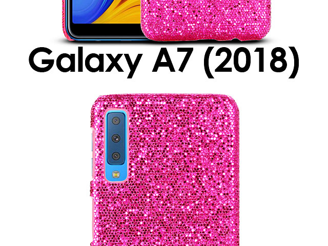 Samsung Galaxy A7 (2018) Glitter Plastic Hard Case